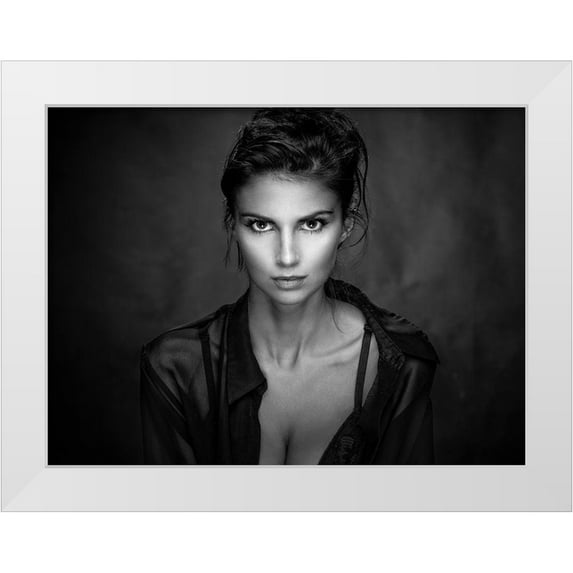Stalmans, Luc 32x25 White Modern Wood Framed Museum Art Print Titled - Translucent Hypnosis