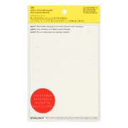 Stalogy Editors Series Removable Seal Adhesive Weekly Calendar 4-1/2 in. x 6.3 in. S2403
