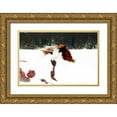 thumbnail image 1 of Stalowy, John 14x11 Gold Ornate Wood Framed with Double Matting Museum Art Print Titled - Paint, 1 of 4
