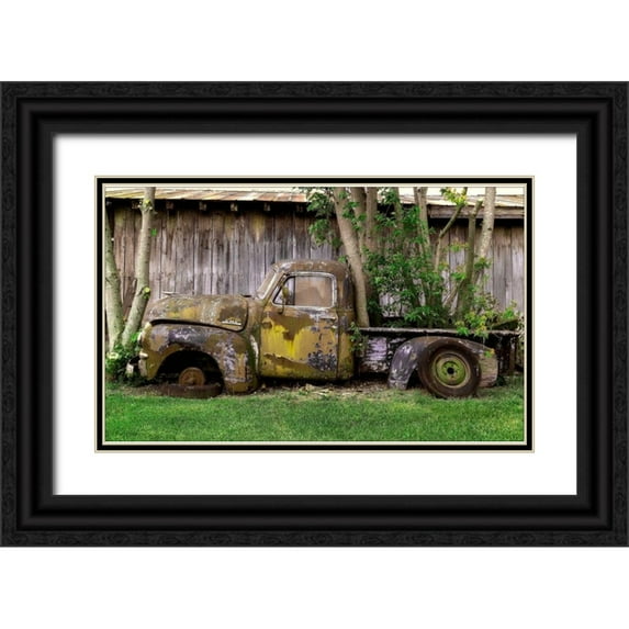 Stalowy, John 24x16 Black Ornate Wood Framed with Double Matting Museum Art Print Titled - GMC