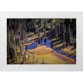 thumbnail image 1 of Stalowy, John 32x23 White Modern Wood Framed Museum Art Print Titled - River Below, 1 of 4