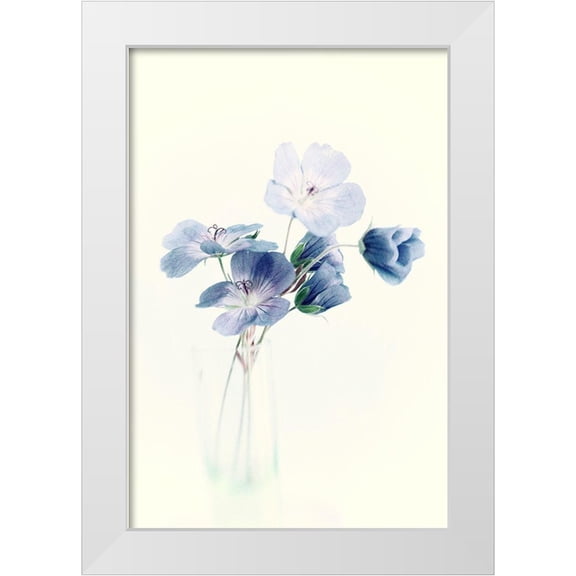 Stalus, Judy 11x14 White Modern Wood Framed Museum Art Print Titled - Blue