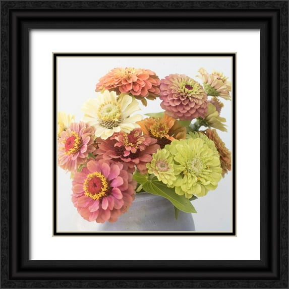 Stalus, Judy 12x12 Black Ornate Wood Framed with Double Matting Museum Art Print Titled - Bouque