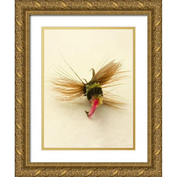 Stalus, Judy 15x18 Gold Ornate Wood Framed with Double Matting Museum Art Print Titled - Custom Macro Lures IV (ASH)