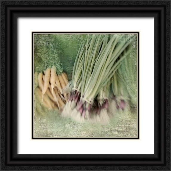 Stalus, Judy 26x26 Black Ornate Wood Framed with Double Matting Museum Art Print Titled - Vegies