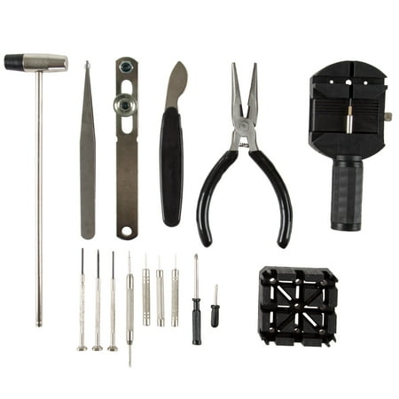 Stalwart 16-Piece Professional Watch Jewelry Repair Tool Kit