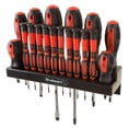 thumbnail image 1 of Stalwart 18 Piece Screwdriver Set with Wall Mount and Magnetic Tips- Precision Kit Including Flatheads, Phillips, and Torx Screwdrivers, 1 of 11