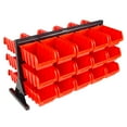thumbnail image 1 of Stalwart 30 Bin Double Sided Tool Storage Rack with Removeable Drawers, 1 of 6