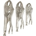 thumbnail image 1 of Stalwart 75-HT3007 Locking Plier Set with Storage Pouch, 3 Piece, 1 of 5