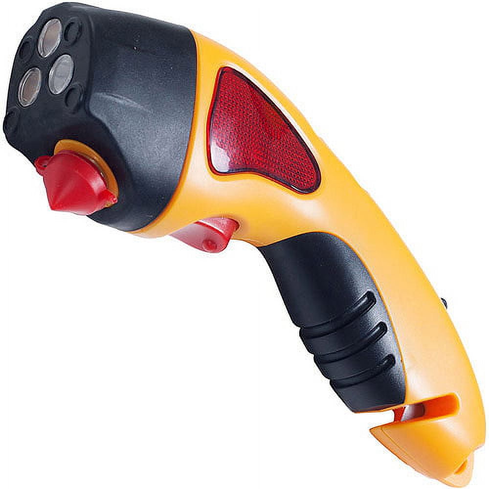Stalwart Auto Emergency Escape Hammer Safety Tool with Flashlight