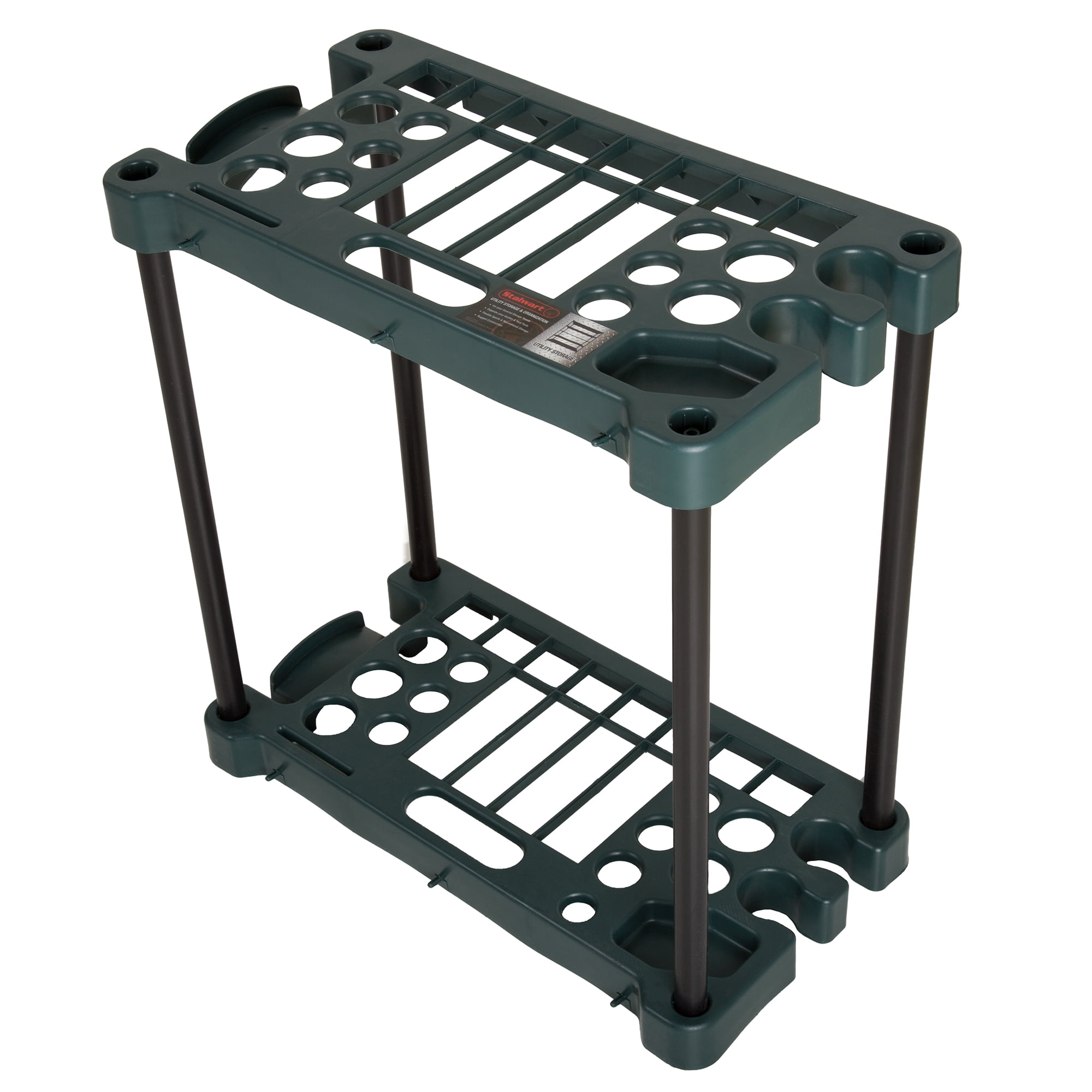 Tools Rack Small Stalwart Compact Garden Tool Storage Rack - Fits 30 Tools - Walmart.com
