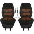 Stalwart Heated Seat Covers for Cars, 2Pack Universal 12V Heating Pads with Independent High
