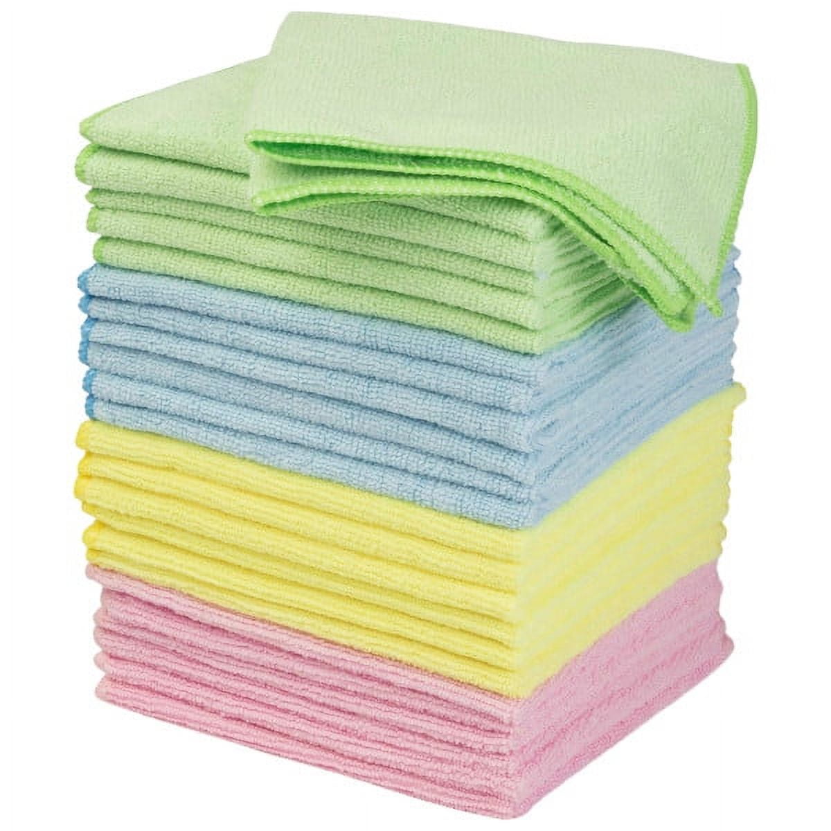 Stalwart Microfiber Cleaning Cloth 24-Pack for Car, Home, and Kitchen