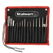 Stalwart Punch and Chisel Set, Includes Taper Punches, Cold Chisels, Pin Punches, Centre Punches, Chisel Gauge and Storage Case 16 Pieces