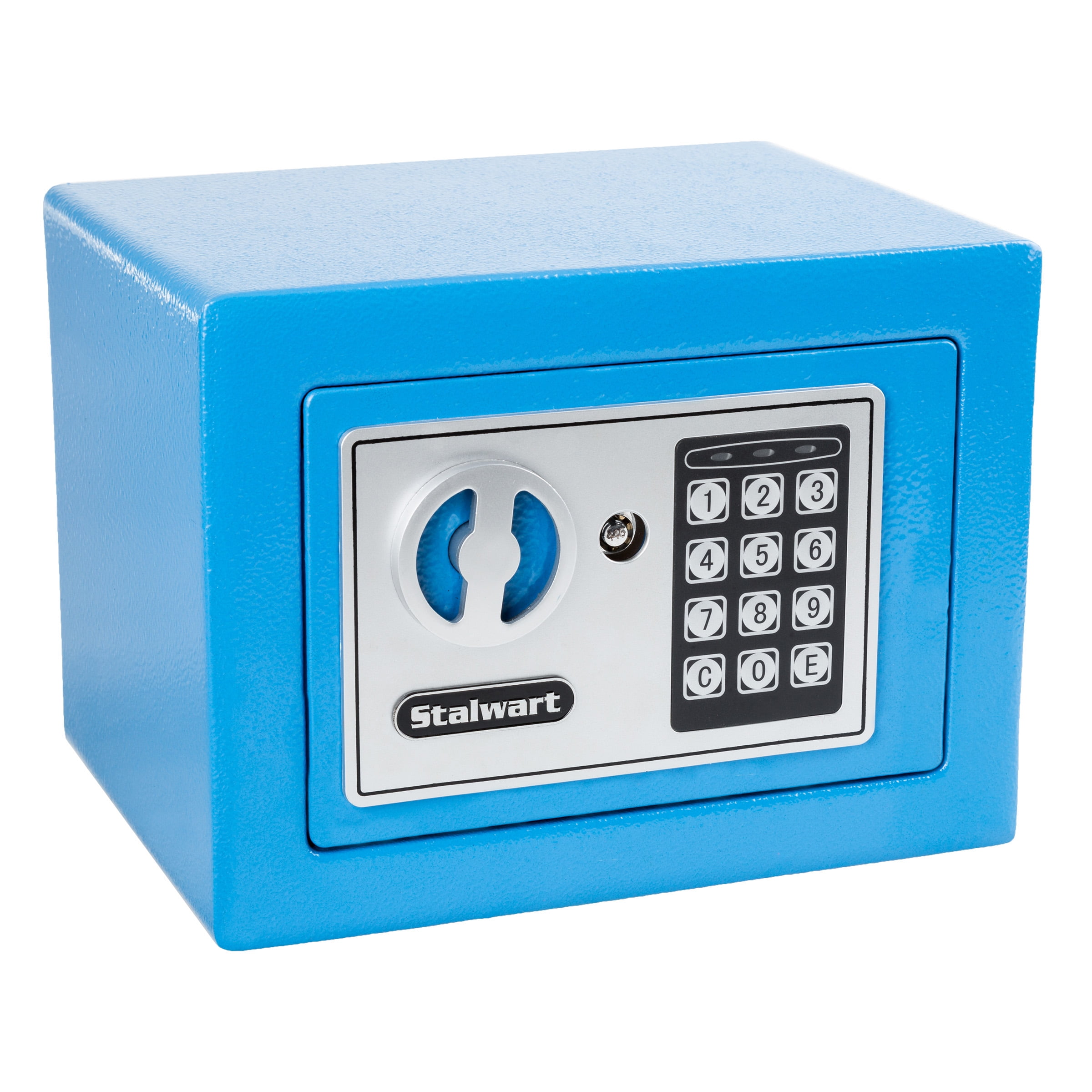 Stalwart Safe Portable Digital Electronic Security Safe Box (Blue