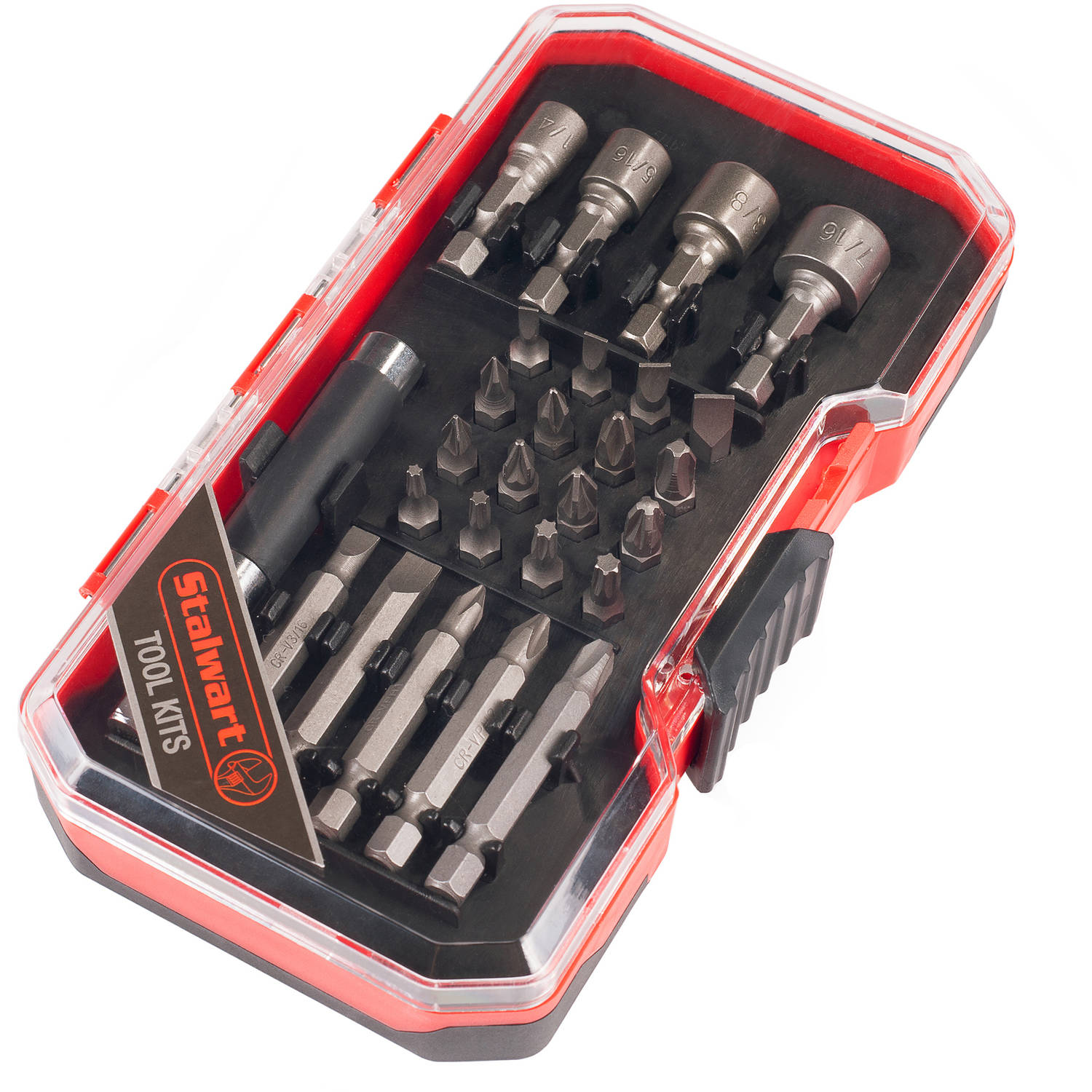 Stalwart Screwdriver Bit Set, 26 Pieces Compact Durable Multipurpose Specialty Bit Set