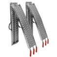 thumbnail image 1 of Stalwart Set of Two 77-Inch Foldable Loading Ramps with 2200lb Capacity for All-Terrain Vehicles, 1 of 13