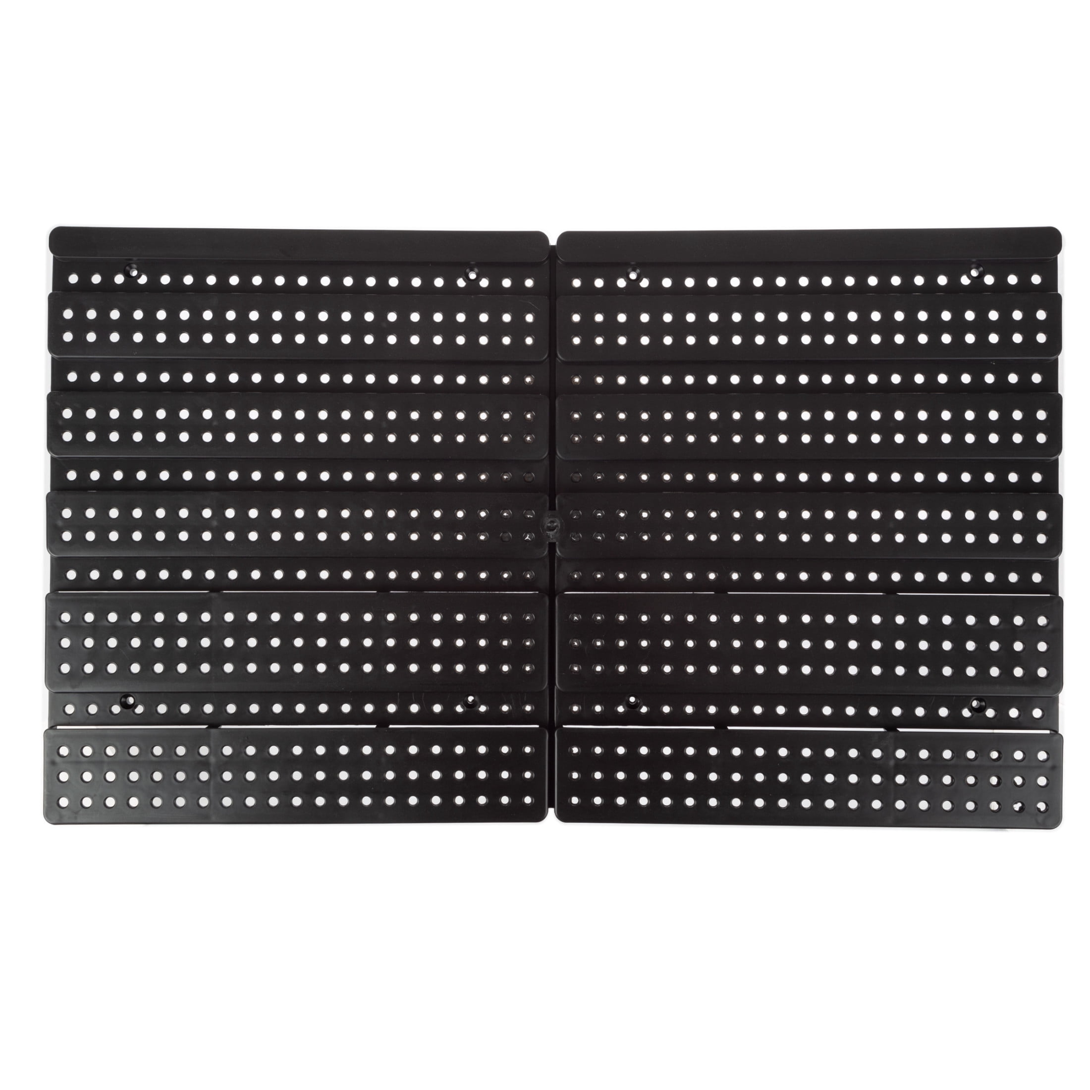Stalwart Wall-Mounted 30-Compartment Garage Storage Bins (Red/Blue)