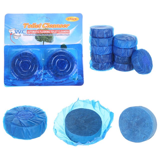 Stamens 4PCS Toilet Cleaner Ball Powerful Automatic Flush Toilet Bowl Deodorizer For Bathroom