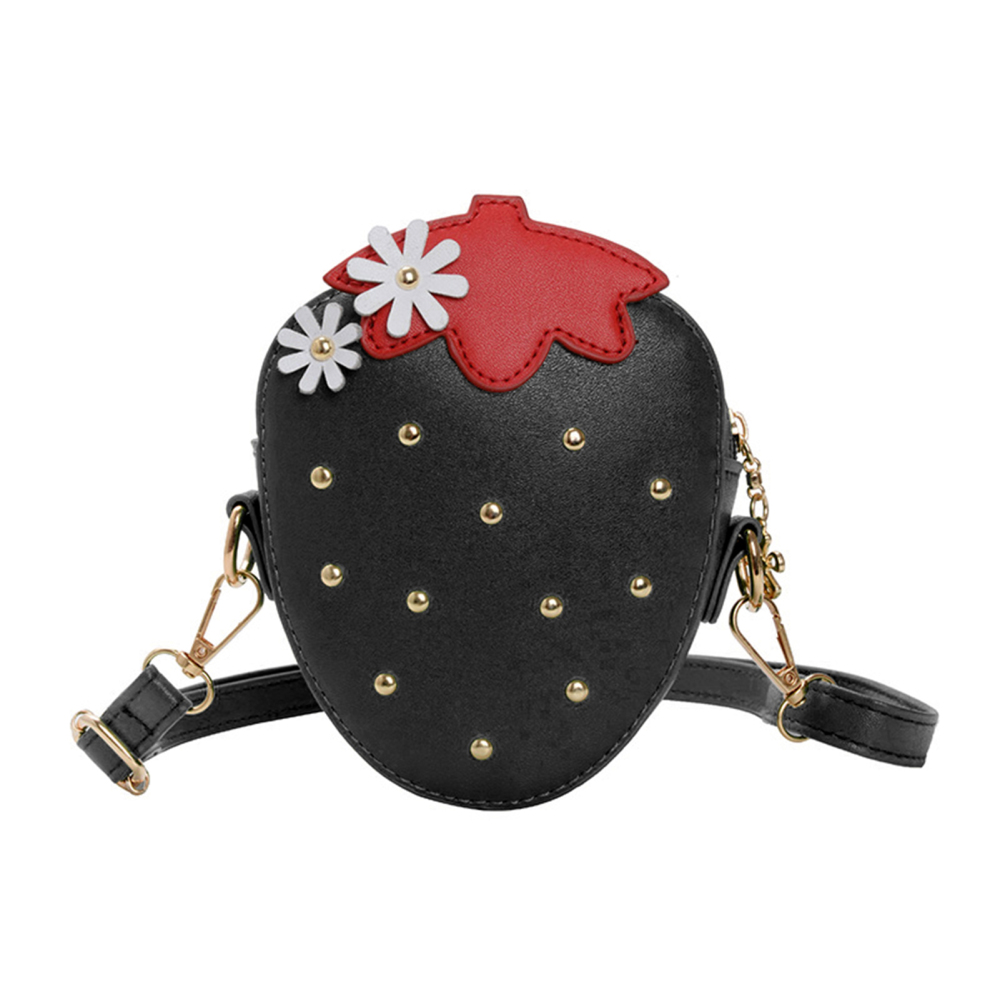 Stamens Children's Messenger Bag Strawberry Pouch Western Style Cute