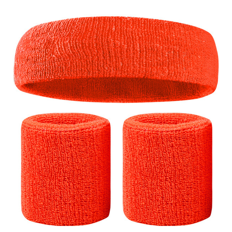 Stamens Sports Towel,Sweatbands Set Colorful Headband Wristband Elastic