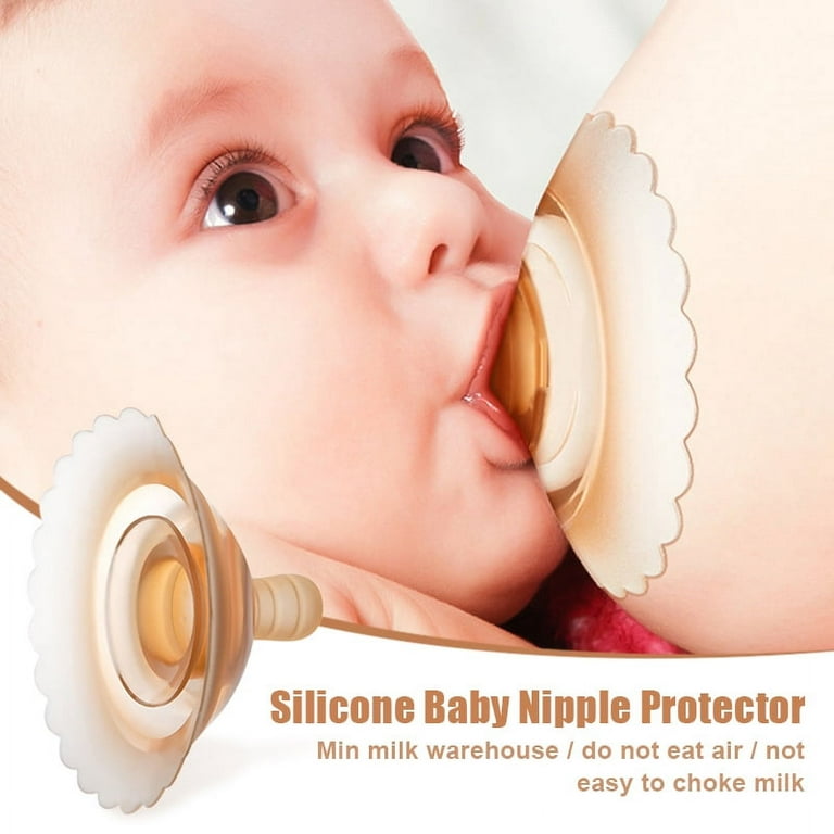 Stamens The Breast-Feeding Machine,Silicone Baby Nipple Protector Breastfeeding Protection Shields Cover Breast Pad
