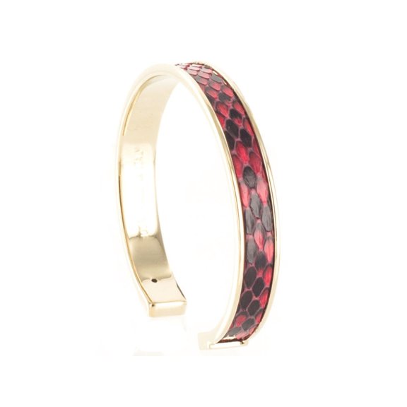 Stamerra PICCOLO PITTONE RO Red Genuine Python Bracelet for Womens