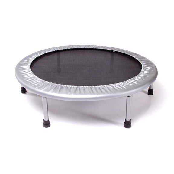 Stamina 36 Inch Folding Quiet & Safe Trampoline for Cardio, Gray