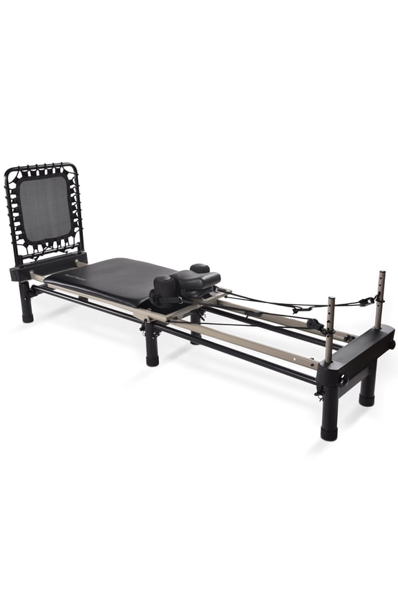 Stamina AeroPilates Premier Studio Reformer Workout Machine, Black