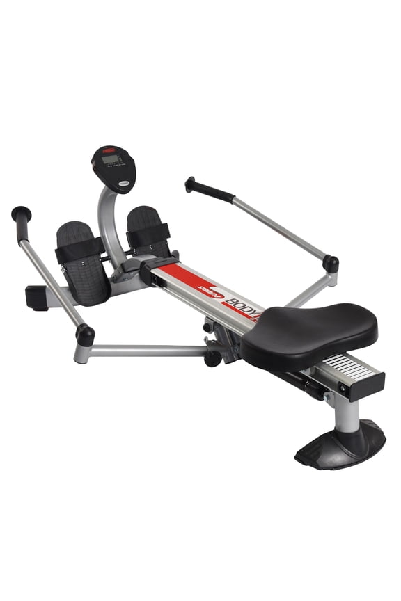 Stamina Body Trac Glider 35-1050 Gas Shock Rowing Machine, Black and Gray