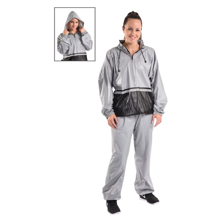 RDX Sauna Suit Weight Loss, Full Body Sweat Heat Suit with Hood