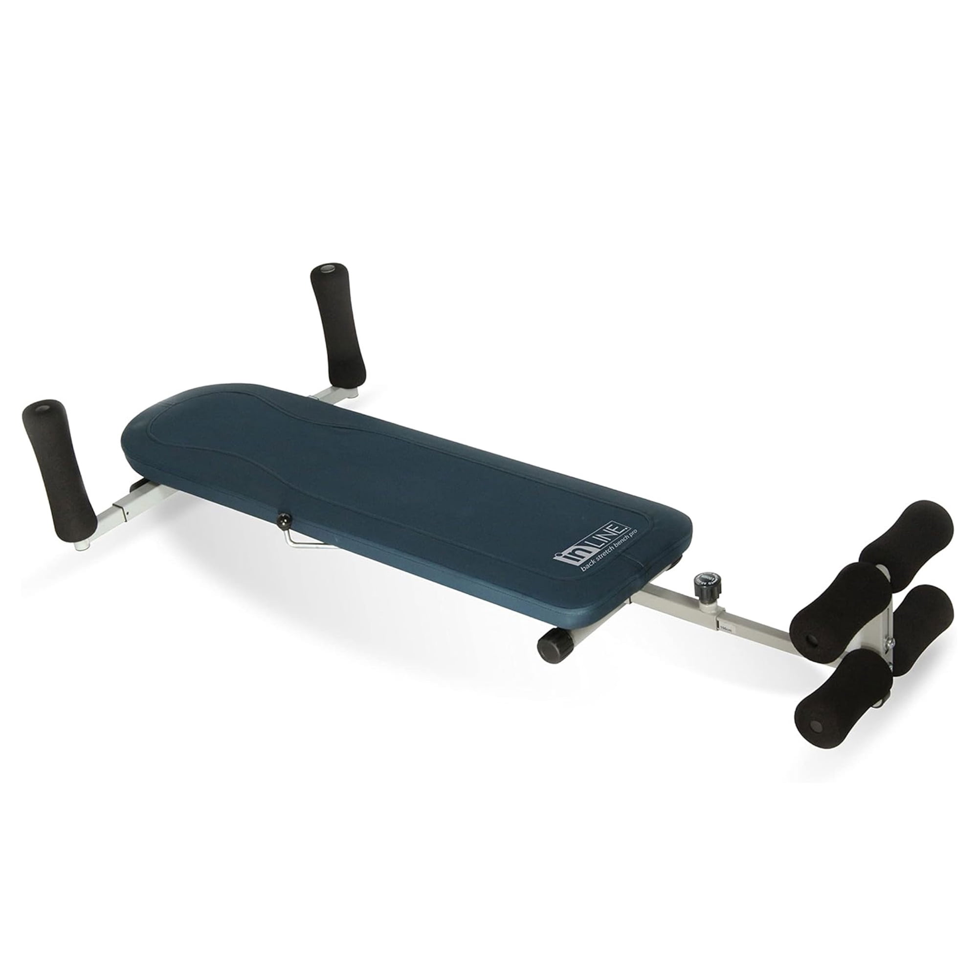 Stamina In-line Back Stretch Bench, Blue Gray - relax muscle - improve posture - recovery - back pain relief