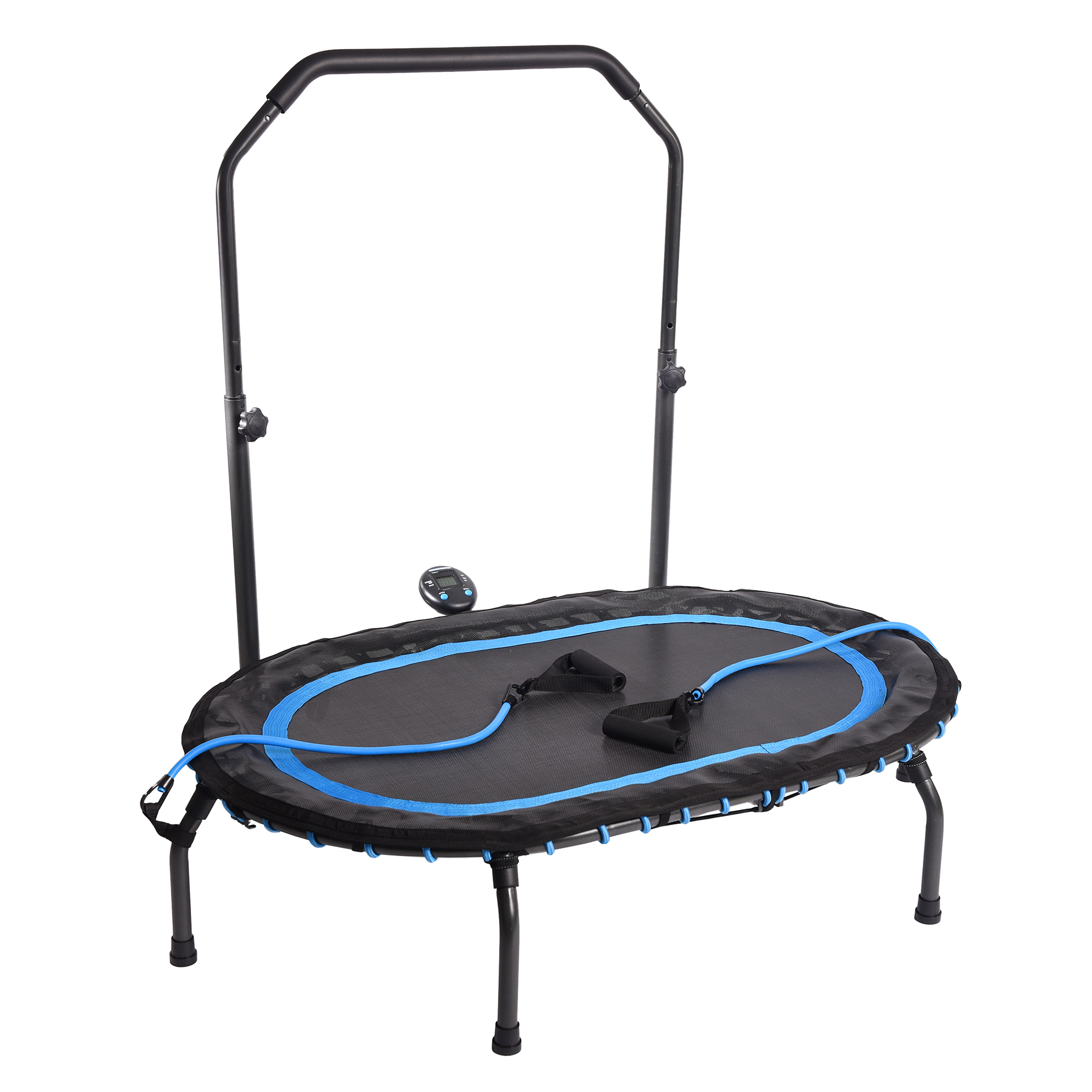 Stamina InTone Oval Fitness Rebounder Trampoline for Cardio with Handlebars - image 1 of 9