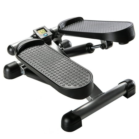 Stamina Mini Stepper with Monitor - Low Impact Black and Gray Stepper- Great Design for at Home Workouts - Step Machines