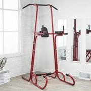 Stamina X Power Tower, Pull Up and Dip Stand, Red