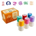 thumbnail image 1 of Stamp Enjoy - 6 Self-Ink Flash Stamp Set, Multicolor Teacher Stamps, Office Stationery Stamps, Pre-Inked (Celebration Set), 1 of 7