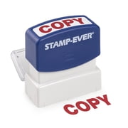 Stamp-Ever Pre-Inked Message Stamp   Copy, Red Ink   Impression Size 9/16" x 1-11/16"
