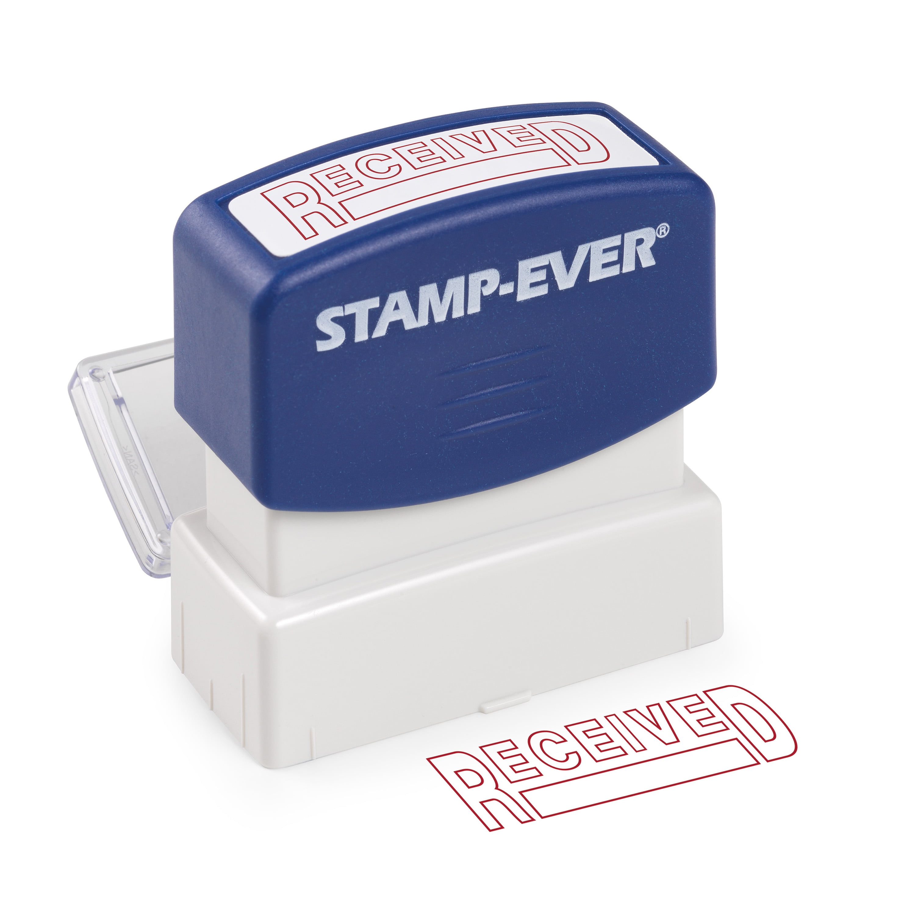 ExcelMark 7820 Self-Inking Rubber Date Stamp Great for Shipping, Receiving,  Expiration and Due Dates Blue Ink