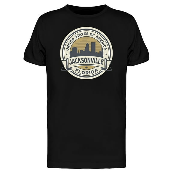 Stamp Or Label Jacksonville T-Shirt Men -Image by Shutterstock, Male 3X-Large