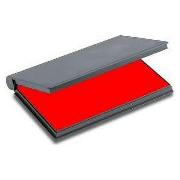 Deli Red Stamp Pad For Office Home Metal Shell Inkpad - AliExpress