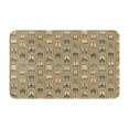 thumbnail image 1 of Stamp Pattern worlds Door Mat for Indoor, Welcome Door Mats Front Entrance Rug, Non-Slip Bathroom kitchen Rugs for Inside Floor, Small Rug Dog Door Mat 20X31.5 Inch, 1 of 5