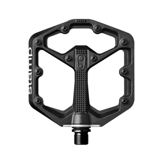 Stamp Pedals Small - Black / Silver / Red Pins