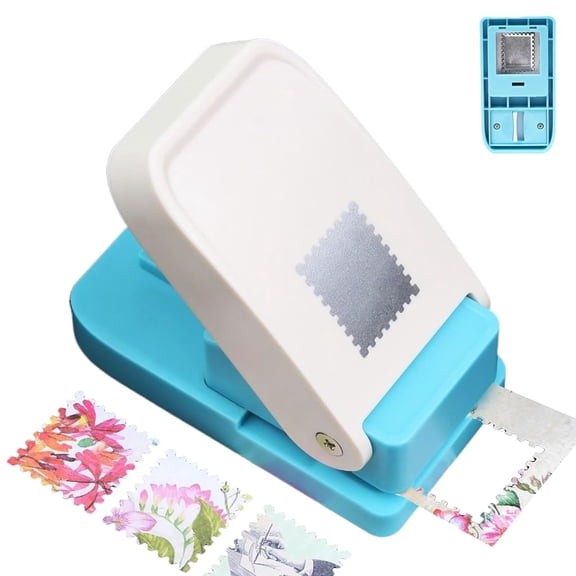 Stamp Puncher, Stamp-Edge Paper Punch for Crafting Journaling Card Making
