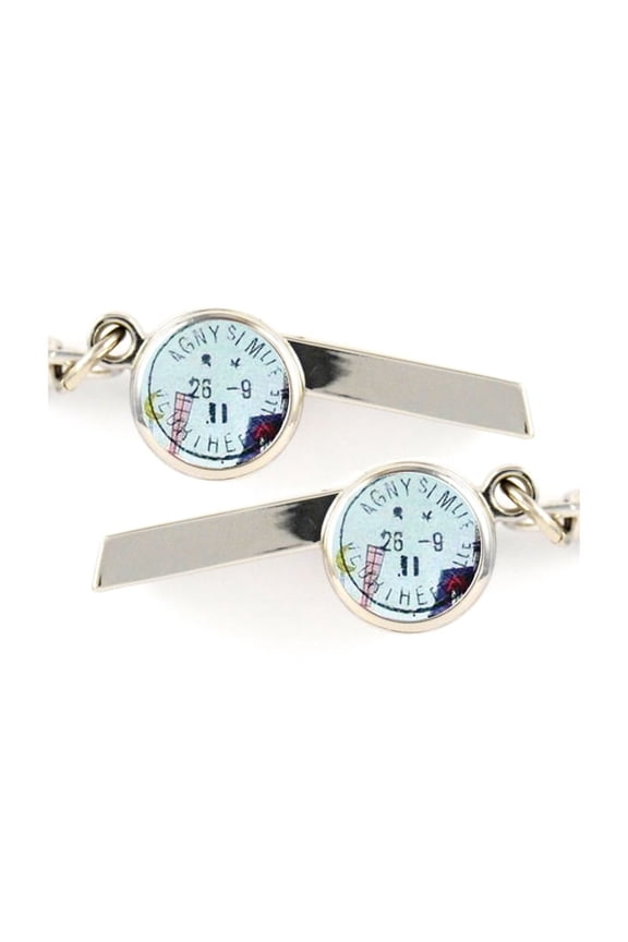 Stamp Safety Whistle Keychain