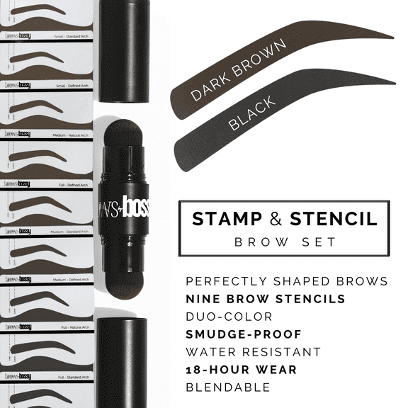 Stamp & Stencil Brow Set