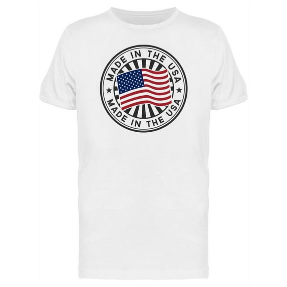 Stamp With Flag Of The Usa Tee Men's -Image by Shutterstock