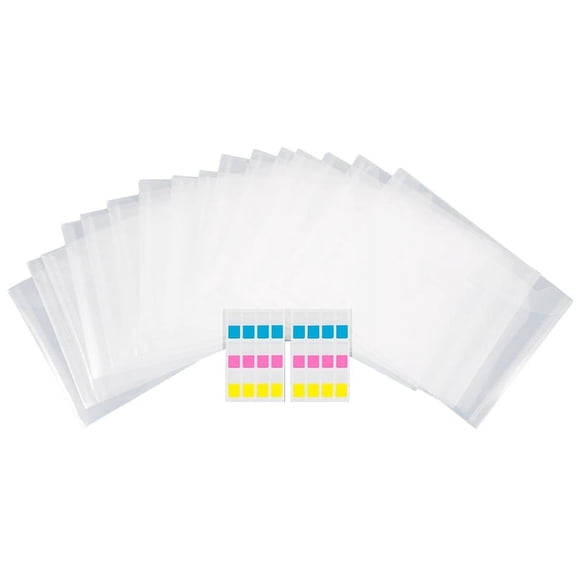 Stamp and Die Storage Pockets Reusable Storage Transparent Plastic Folders for Cutting Dies Stencil Embossing Crafts D