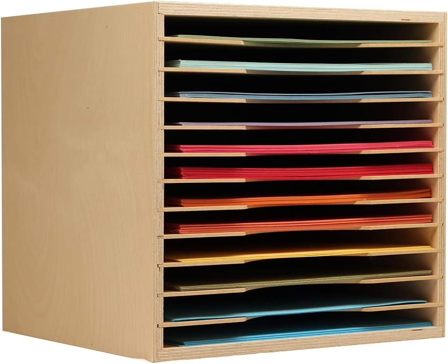 StampnStorage Paper Holder for 12"x12" Paper 12 Slot (fits IKEA