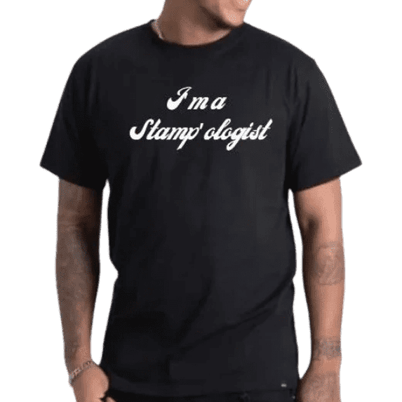 Notary Public T-Shirt – “I'm A Stamp'ologist” Funny Notary Shirt, 100% Cotton Unisex Tee