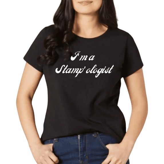 Notary Public T-Shirt – “I'm A Stamp'ologist” Funny Notary Shirt, 100% Cotton Unisex Tee